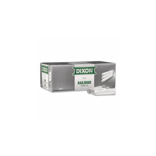DIXON TICONDEROGA 88819 White Railroad Crayon Chalk 4"X1" (72 EA)