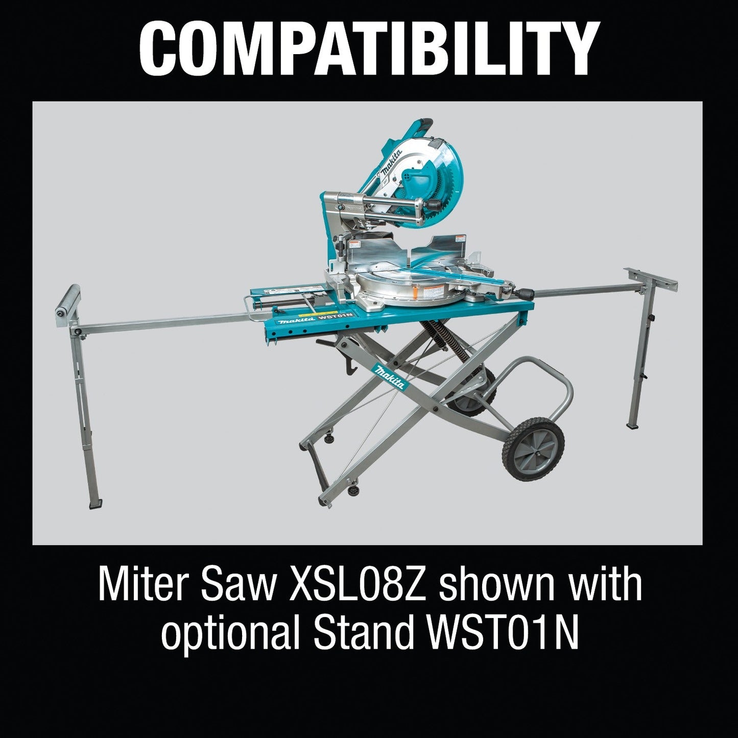 Makita XSL08Z 36V (18V X2) LXT® Brushless 12" Dual‘Bevel Sliding Compound Miter Saw, AWS® Capable and Laser, Tool Only