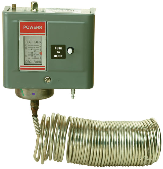 Siemens 134-1700 THERMOSTAT, PNEUMATIC, UNIT MOUNTED, 20"2; CAPILLARY, LOW TEMPERATURE