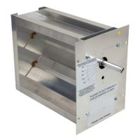 iO HVAC Controls HD-NA-2622 26 X 22 Two-Position Zone Damper-No Actuator, 5/8-1/2 Shaft