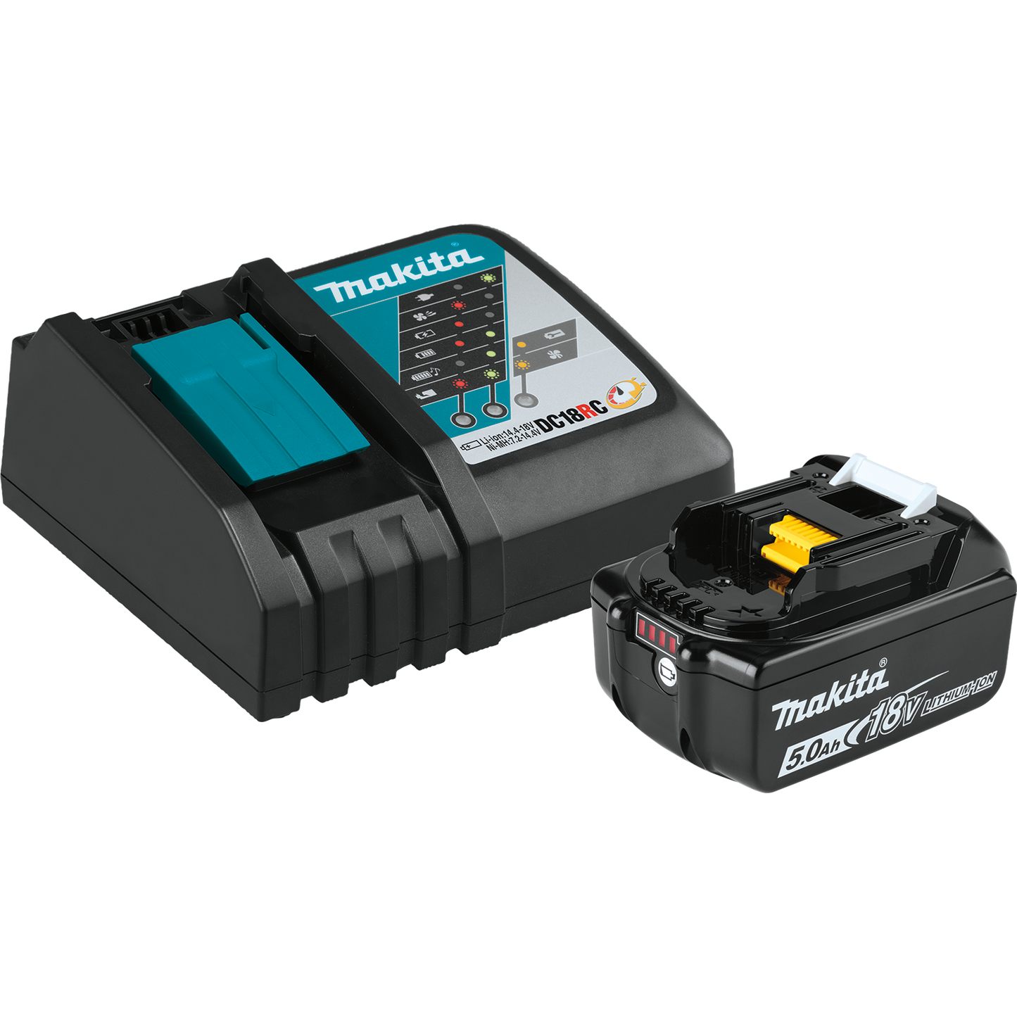 Makita BL1850BDC1 18V LXT® Lithium‘Ion Battery and Charger Starter Pack (5.0Ah)