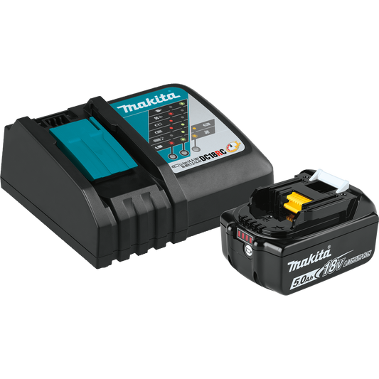 Makita BL1850BDC1 18V LXT® Lithium‘Ion Battery and Charger Starter Pack (5.0Ah)