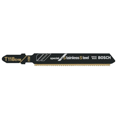BOSCH POWER TOOLS T118EHM3 Jigsaw Blade 3X14Tpi 3/Pk