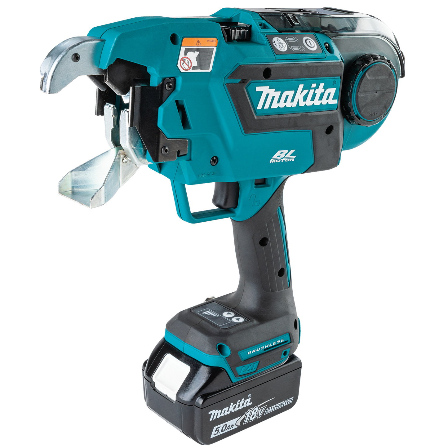 Makita XRT02TK 18V LXT® Lithium‘Ion Brushless Cordless Deep Capacity Rebar Tying Tool Kit (5.0Ah)