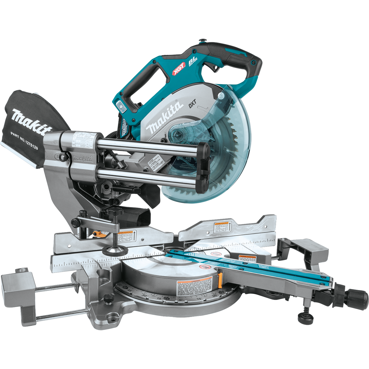 Makita GSL02M1 40V max XGT® Brushless Cordless 8‘1/2" Dual‘Bevel Sliding Compound Miter Saw Kit, AWS® Capable (4.0Ah)