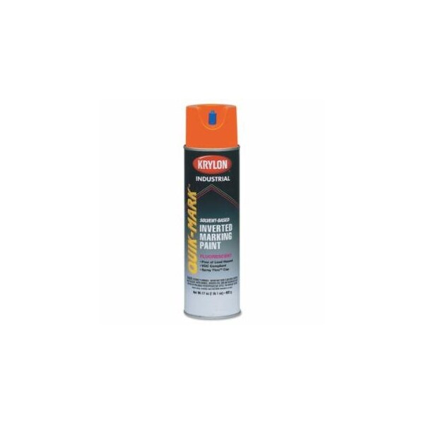 KRYLON® INDUSTRIAL AT3701007 20-Oz. Red-Orange Fluorescent Upside-Down (1 CN)