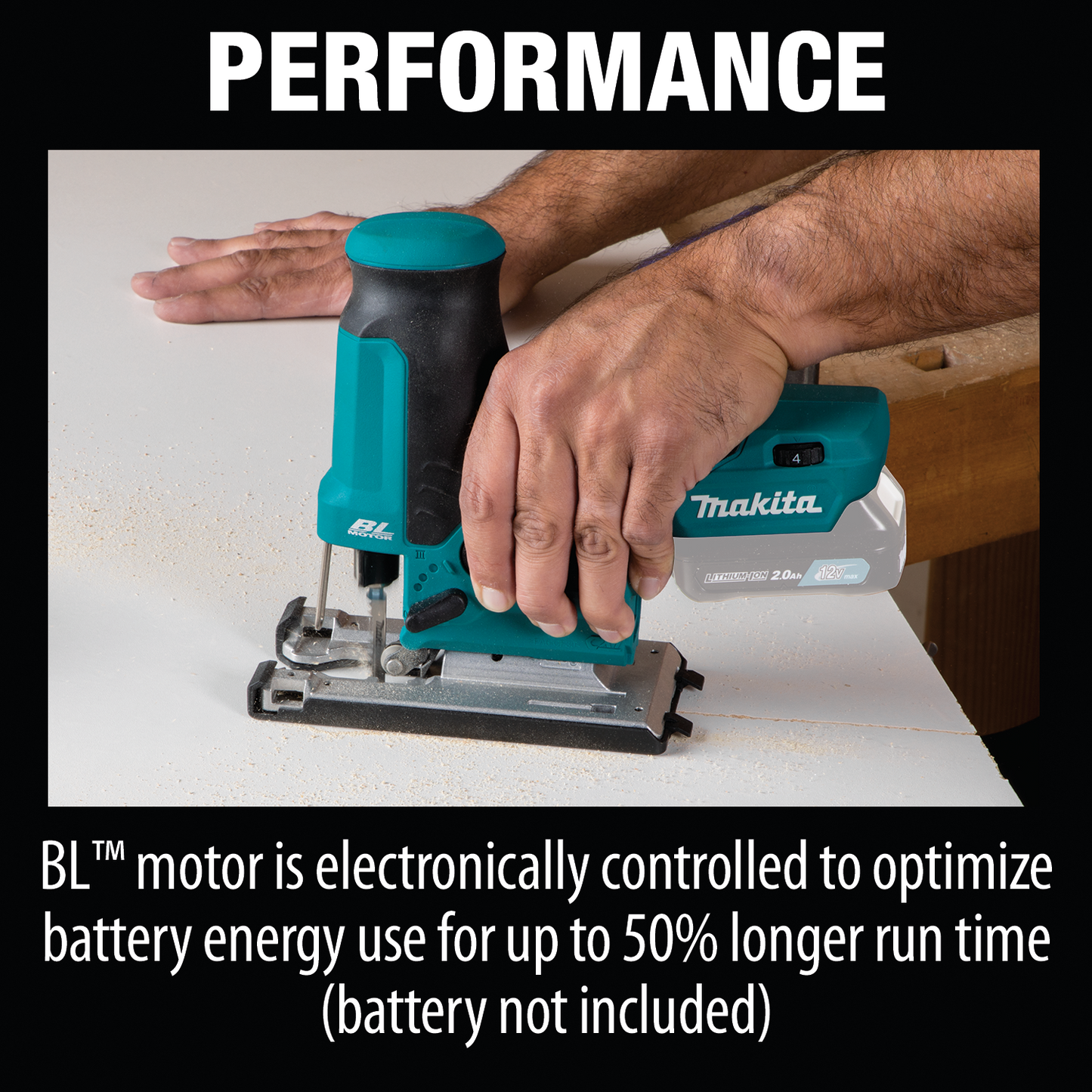 Makita VJ05Z 12V max CXT® Lithium‘Ion Brushless Cordless Barrel Grip Jig Saw, Tool Only