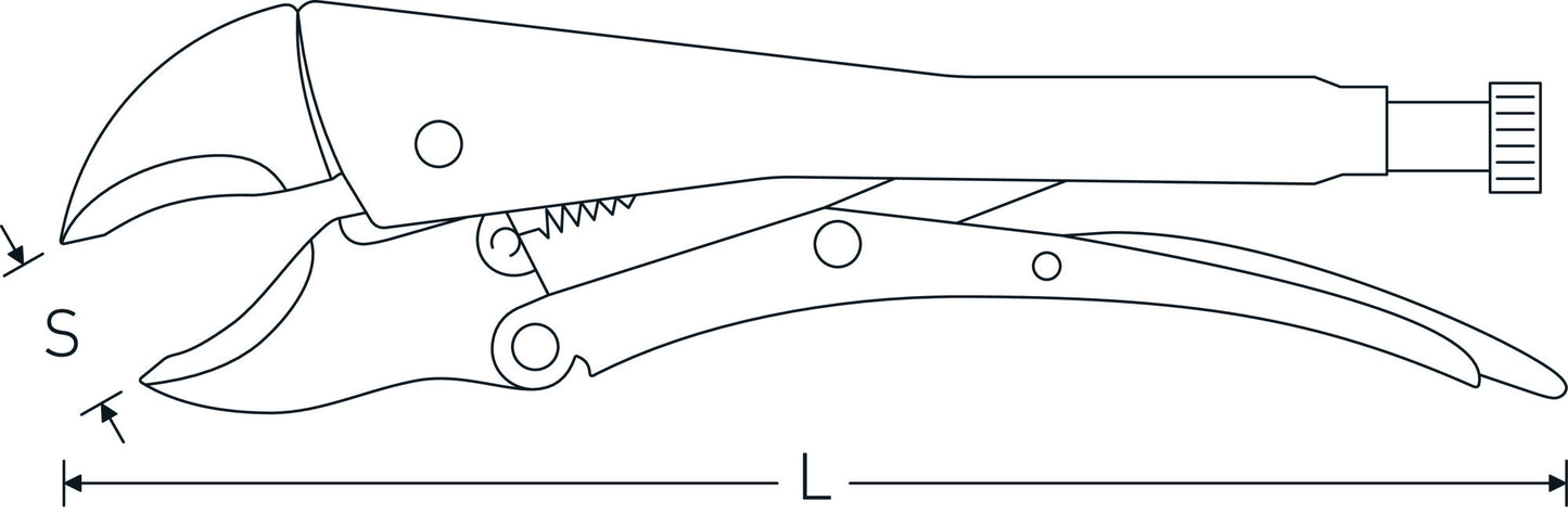 Stahlwille 65642300 6564 Gripzange 300mm Grip Pliers