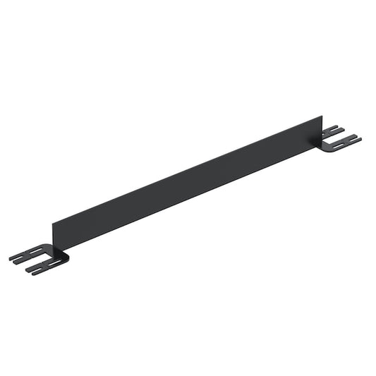 Vestil VDKR-4-TB-BK TOEBOARD FOR PIPE SAFETY RAILING 48 INCHES BLACK