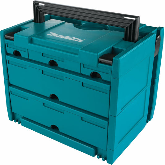 Makita P-84349 MAKPAC 5 Drawer Interlocking Case, 12‘1/2" x 15‘1/2" x 11‘5/8"