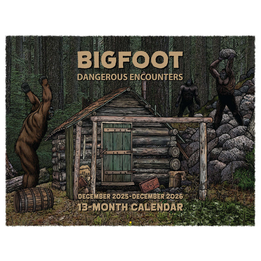 Paradise Clay IHP_SDC26C Bigfoot "Dangerous Encounters" - 2026 - Calendar