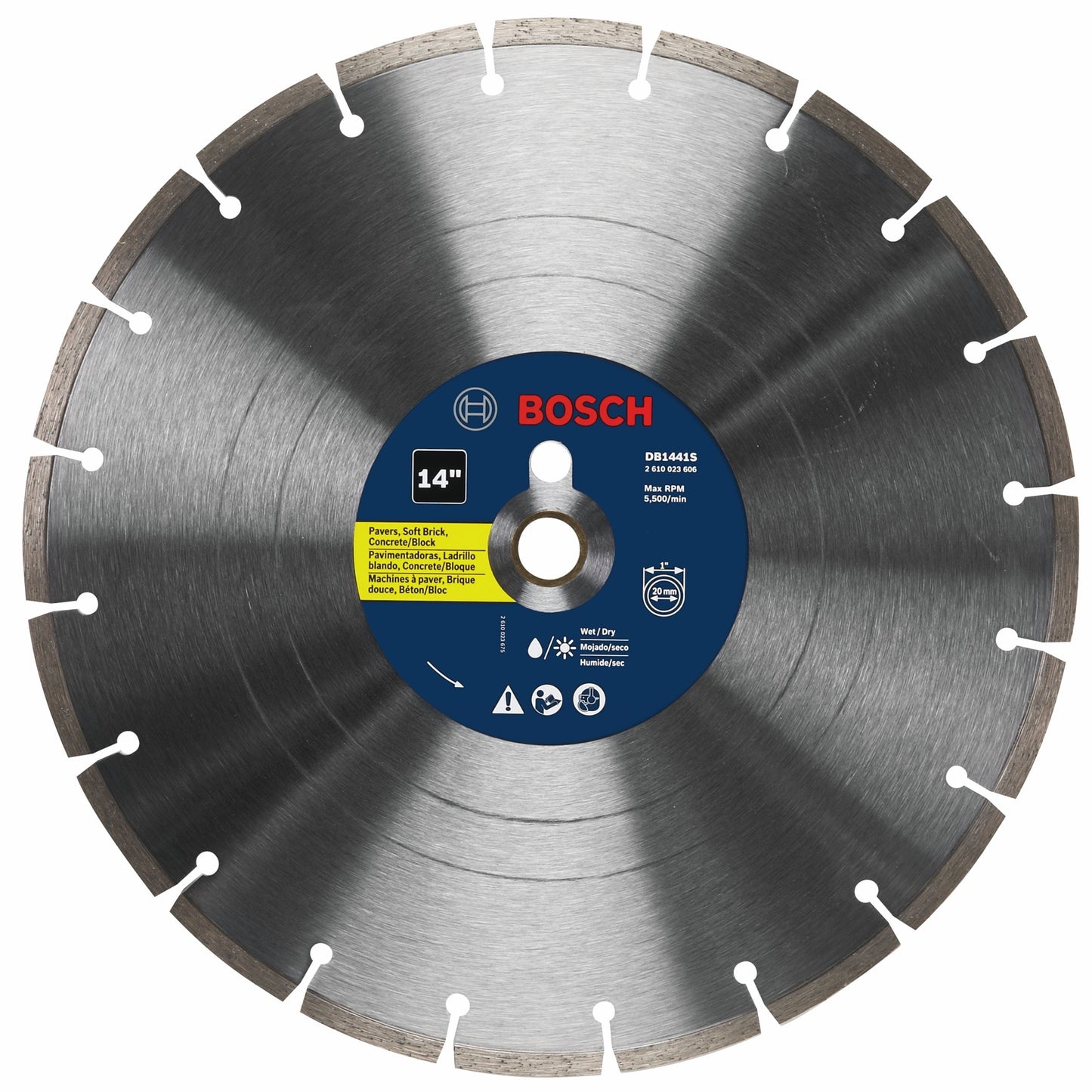 Bosch DB1441S 14" Segmented Rim Diamond Blade