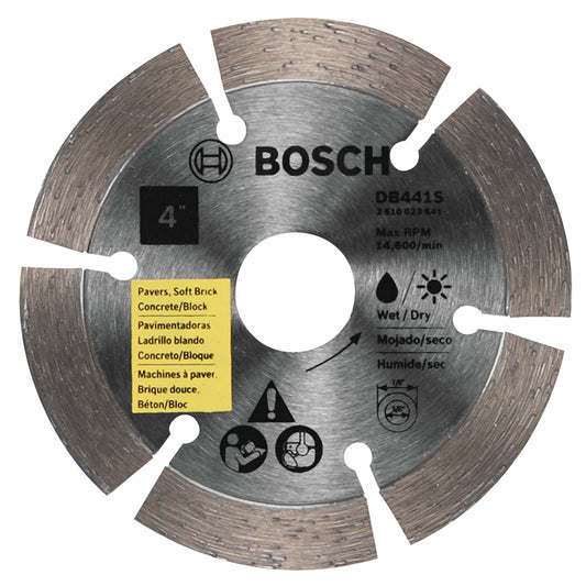 Bosch DB441S 4" Segmented Rim Diamond Blade