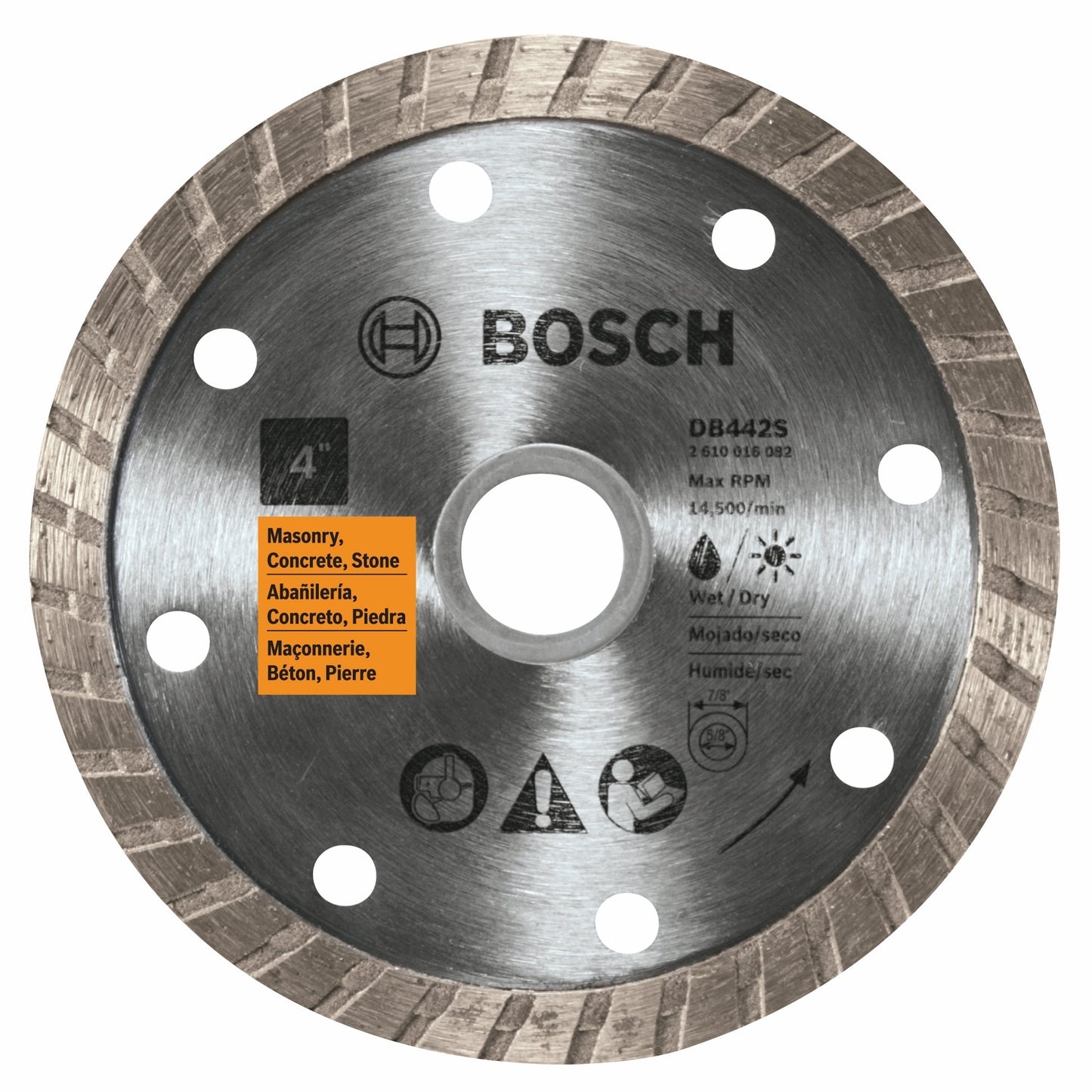 Bosch DB442S 4" Turbo Rim Diamond Blade