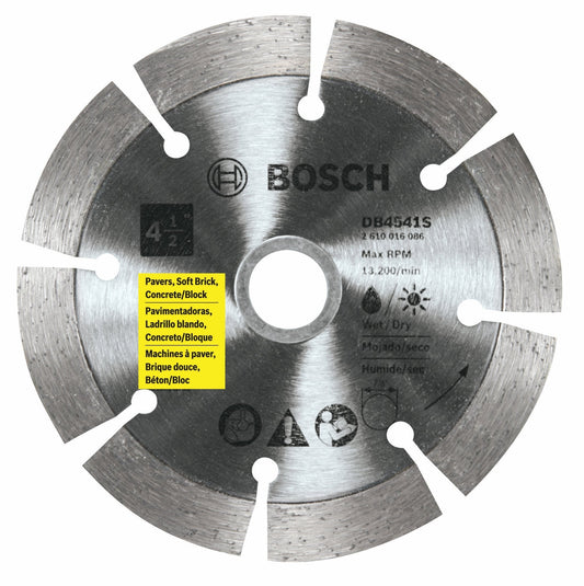 Bosch DB4541S 4 1/2" Segmented Rim Diamond Blade