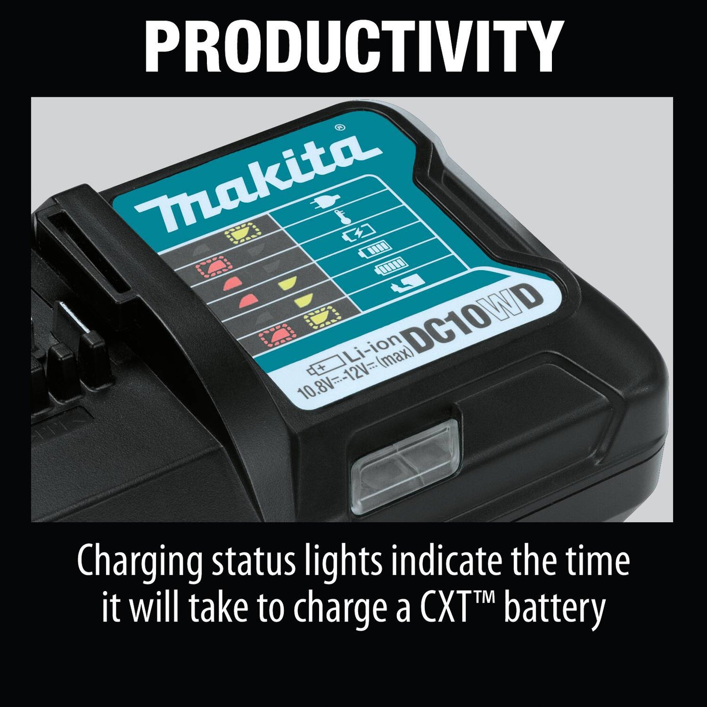 Makita DC10WD 12V max CXT® Lithium‘Ion Charger