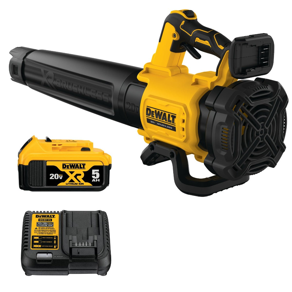 Dewalt DCBL722P1 20V Max* Xr® Brushless Cordless Handheld Blower Kit (5.0Ah)