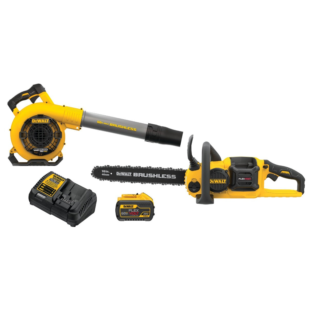 Dewalt DCKO667X1 60V Max* Chainsaw/Blower Combo Kit