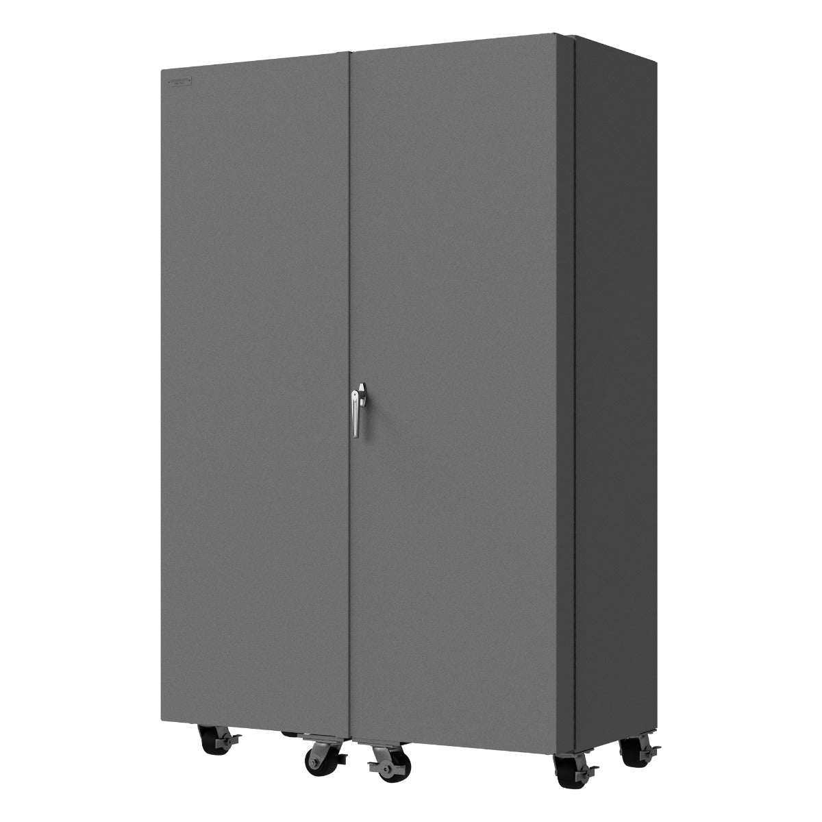 Durham DCM48-BDLP-126-3S-1795 MOBILE CABINET, 14 GAUGE, 126 BINS, 3 SHELVES, 48 X 24 X 76