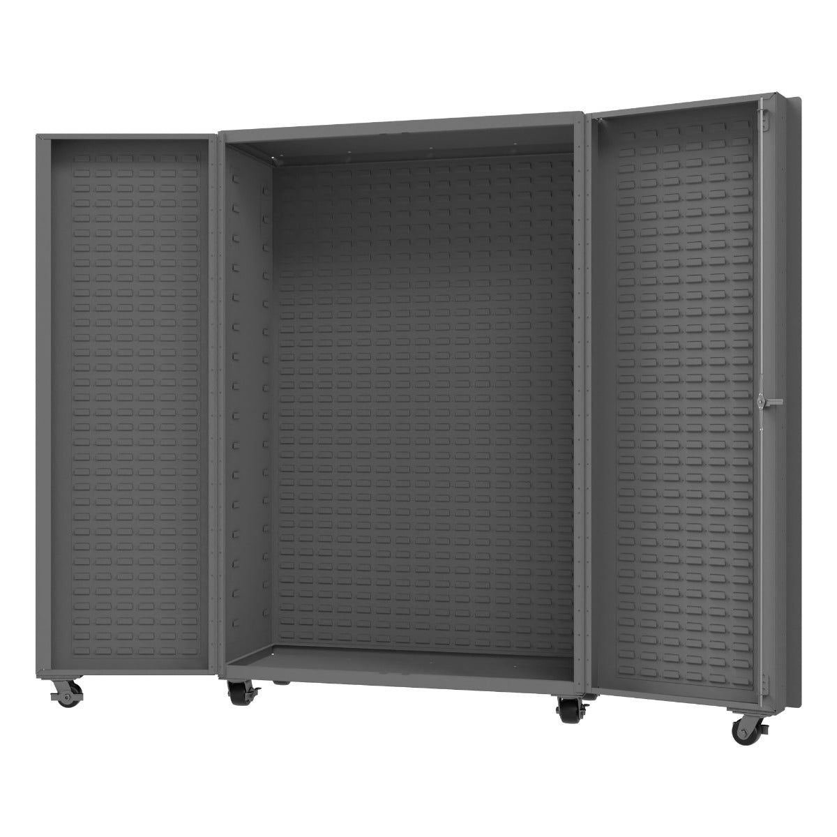 Durham DCM48-BDLP-95 EMPTY MOBILE CABINET, 14 GAUGE, CUSTOMIZABLE, 48 X 24 X 76