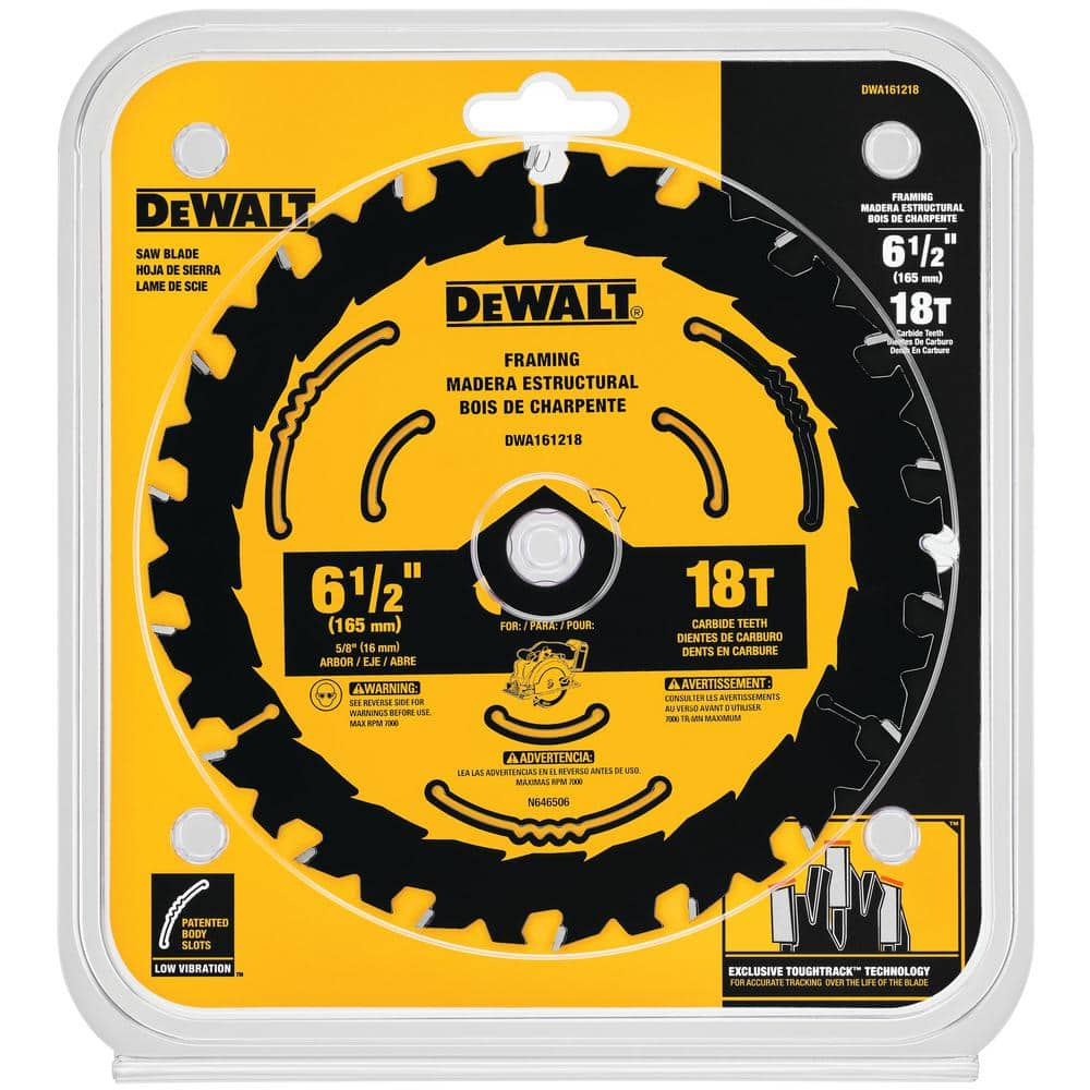 Dewalt DWA161218 6-1/2" Circular Saw Blades