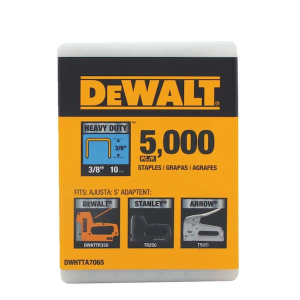 Dewalt DWHTTA7065 3/8" Heavy Duty Staple (5,000 Pk)