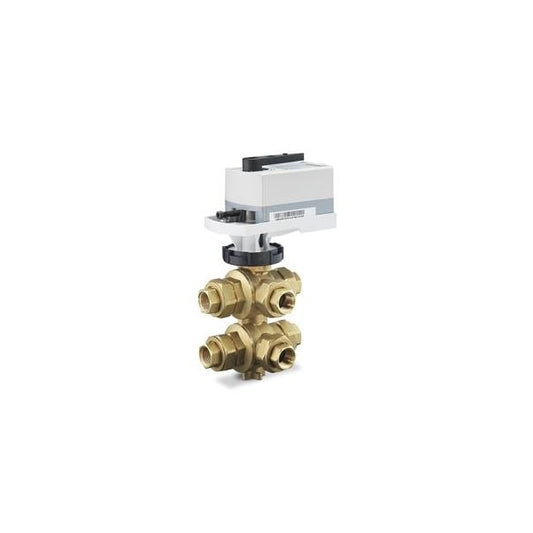 Siemens 171C-10600-0.5-0.5 6W BALL VALVE 1/2", A=0.5CV, B=0.5CV, 58PSI CLOSE-OFF, FEMALE NPT, 0-10 V NSR