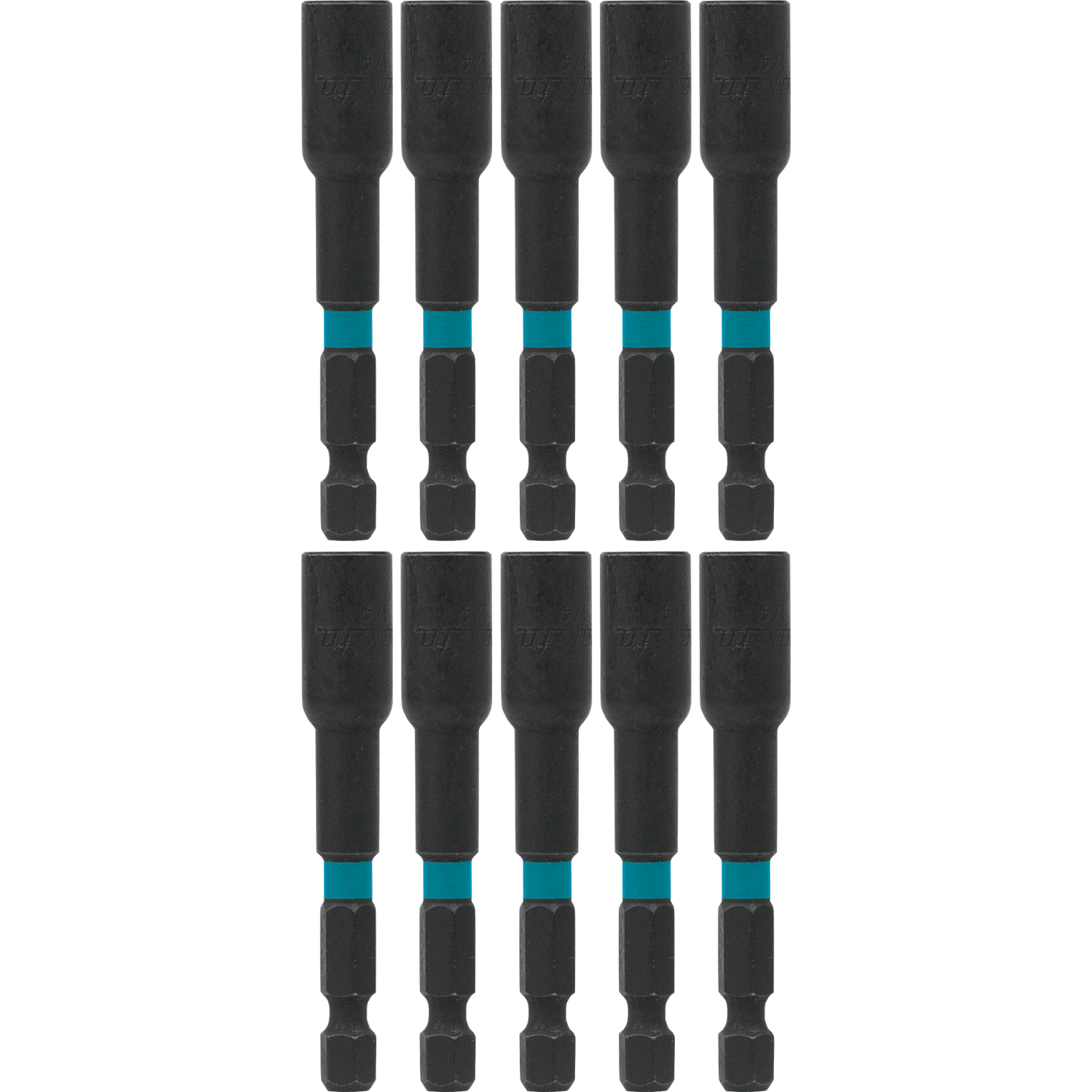 Makita A-97128 ImpactX, 1/4³ x 2‘9/16³ Magnetic Nut Driver, 10/pk, Bulk