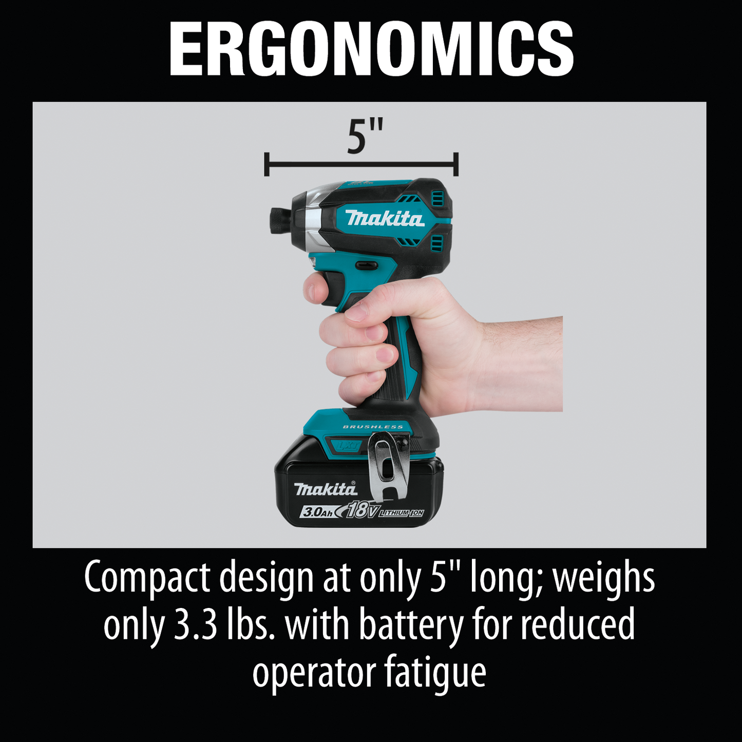 Makita XT281S 18V LXT® Lithium‘Ion Brushless Cordless 2‘Pc. Combo Kit (3.0Ah)