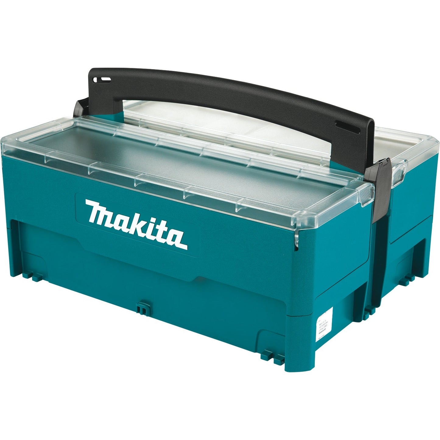 Makita P-84137 MAKPAC Interlocking Storage Box with Inserts, 6‘1/2" x 15‘1/4" x 11‘5/8"