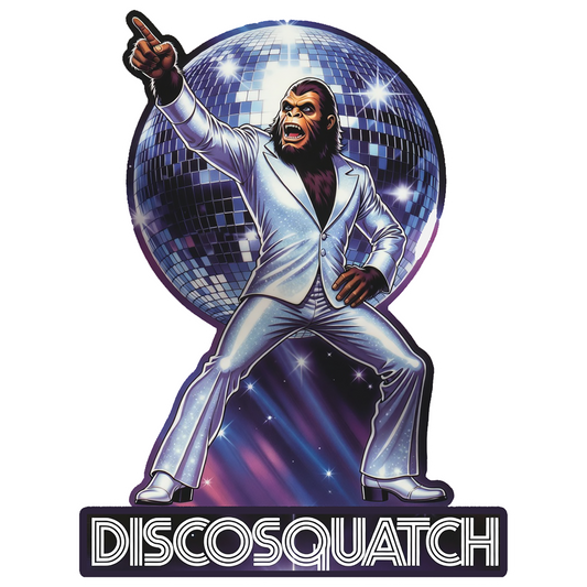 Paradise Clay IHS-10P-101 DiscoSquatch V3 - Vinyl Sticker (10 Pack)