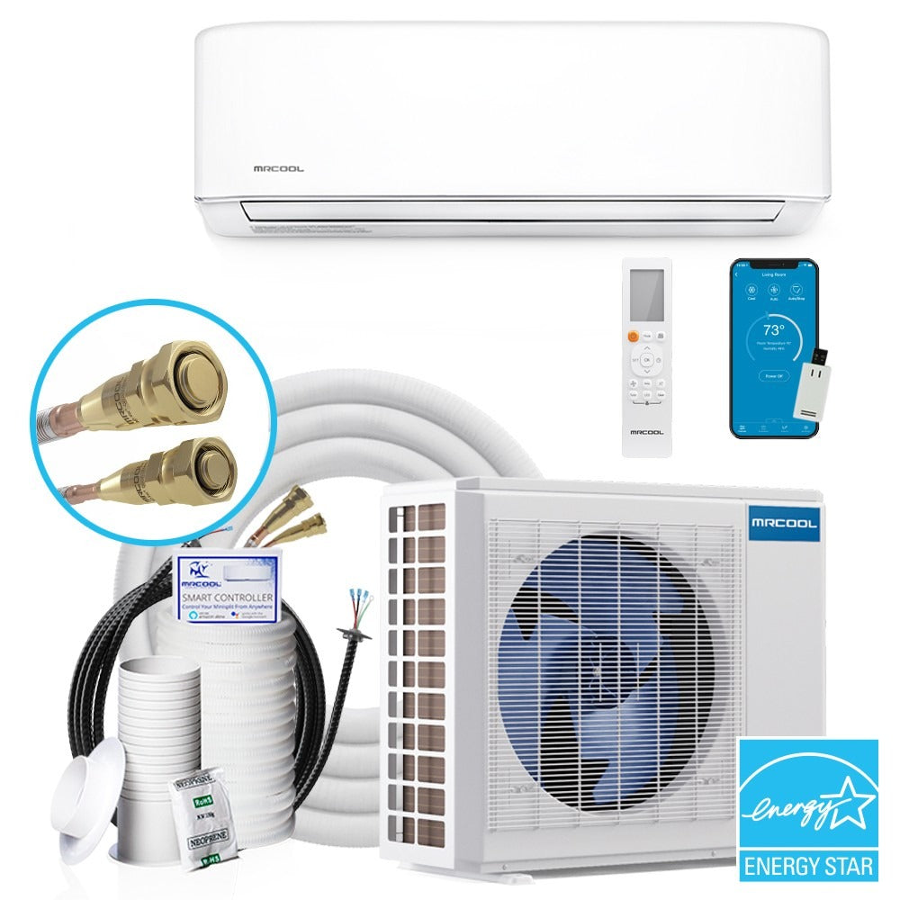 MRCOOL 12k BTU 22 SEER DIY Series Ductless Wall Mounted and Heat Pump Split System 4th Generation