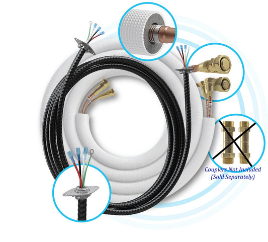 MRCOOL DIY35-1412C 35ft 1/4 x 1/2 Pre-Charged Lineset for DIY 9K, 12K & 18K Indoor, 4th Generation