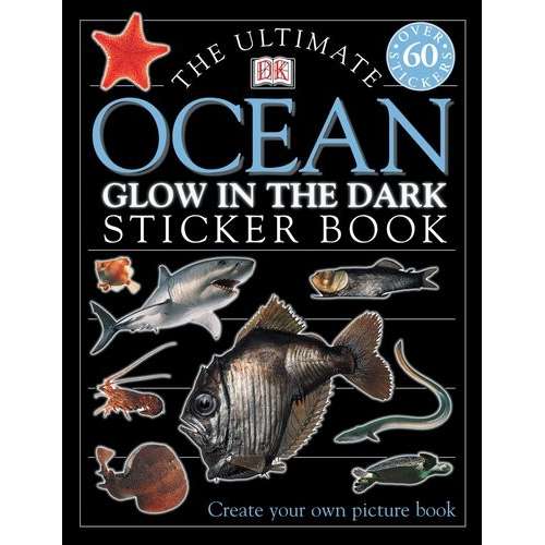 Paradise Clay DKP044 The Ultimate Ocean Glow-in-the-Dark Sticker Book - Book