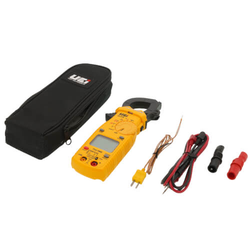 UEI Test DL579 True-RMS Dual Display 600A HVAC/R Clamp Meter w/ Temperature & Capacitance