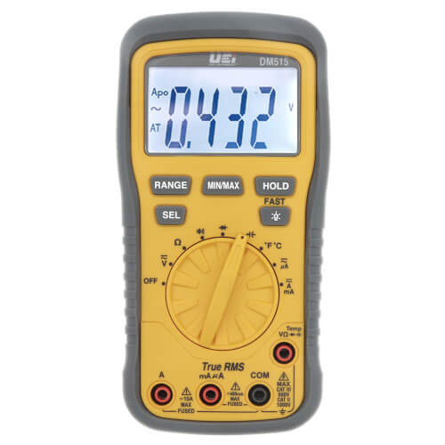 UEI Test DM515 True RMS 1000V Digital Multimeter w/ Temperature