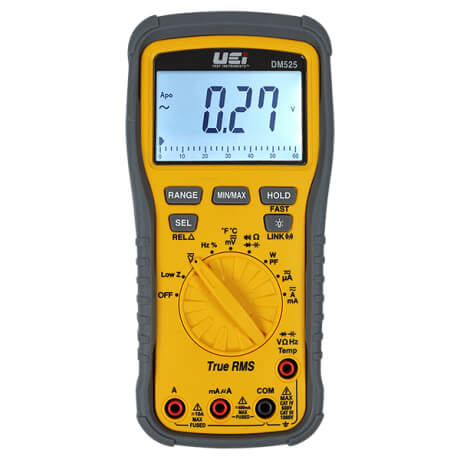 UEI Test DM525 1000V Contemporary Industrial Digital Multimeter w/ Temperature