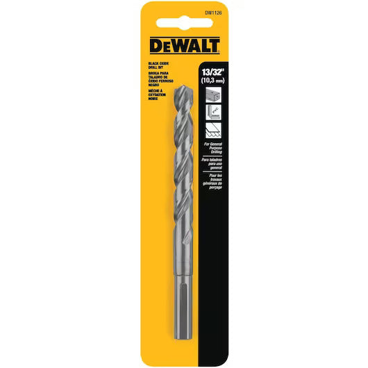 Dewalt DW1126 1/16 In Black And Gold Drill Bits