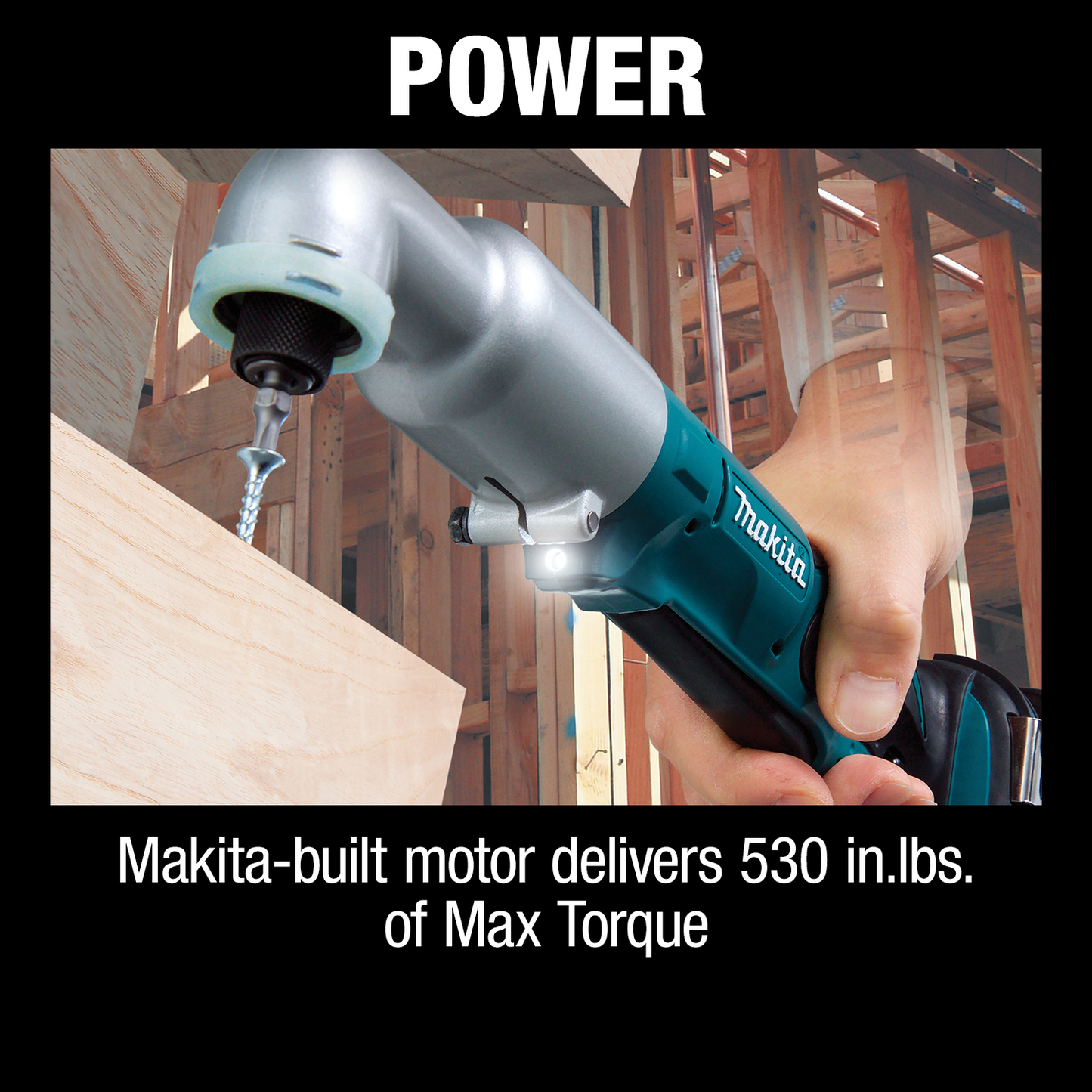 Makita XLT01Z 18V LXT® Lithium‘Ion Cordless Angle Impact Driver, Tool Only