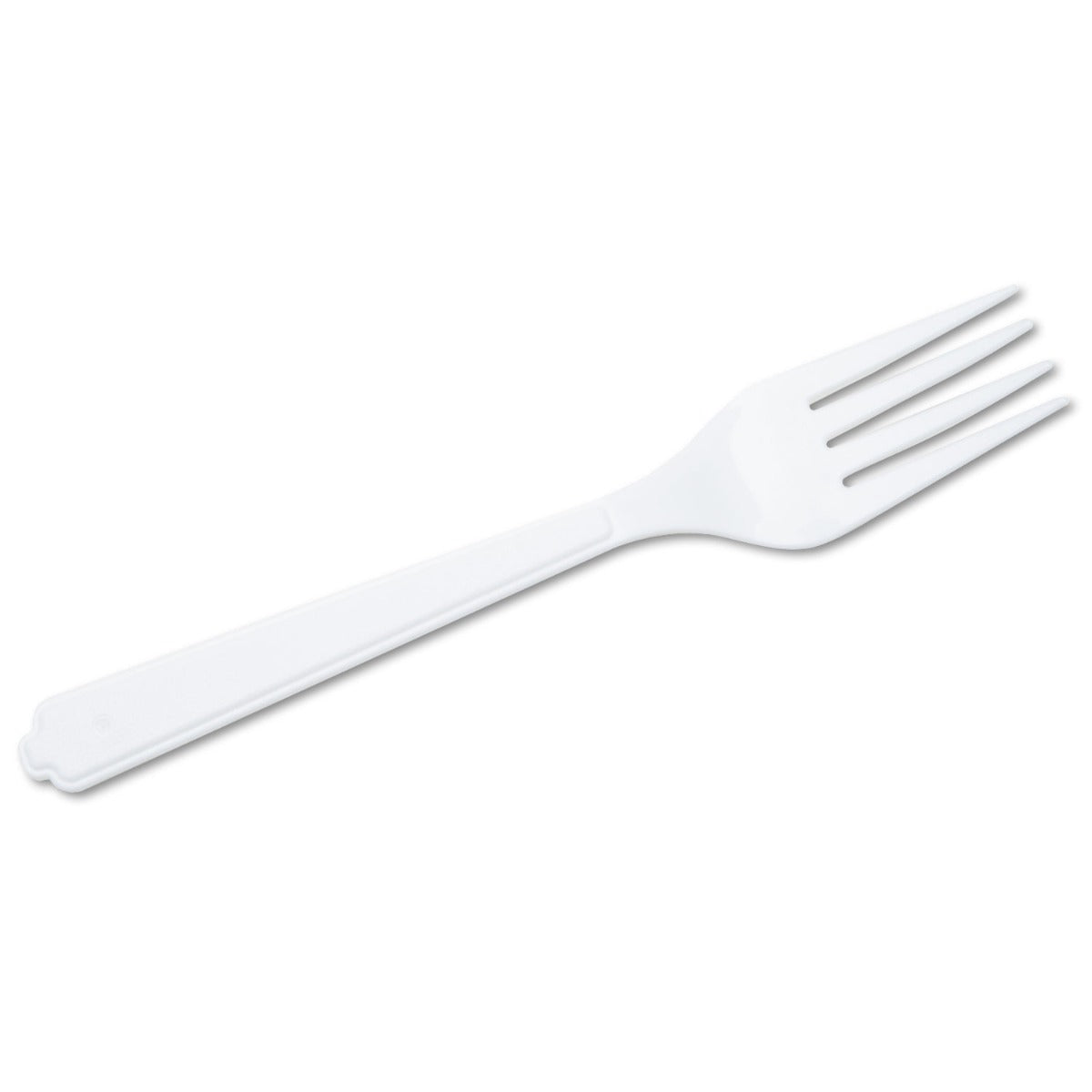 AbilityOne 7340000221315 SKILCRAFT Plastic Flatware Utensil - 100 Piece(s) - 100/Pack - Plastic - White