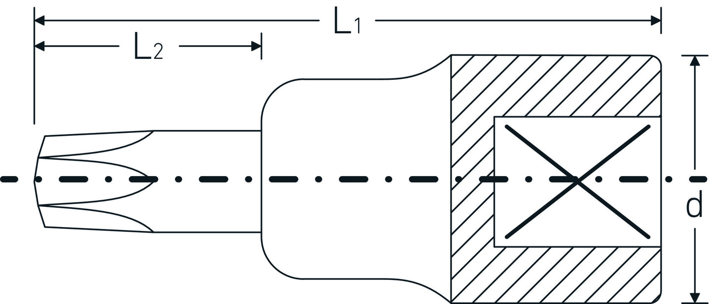 Stahlwille 3110030 54 TXB T 30 Screwdriver Sockets