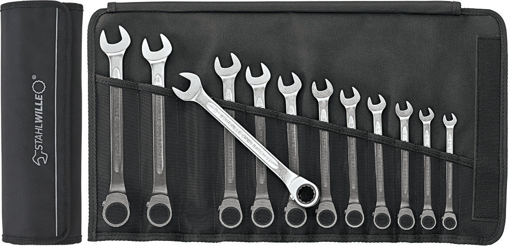 Stahlwille 96411712 17/12 Combination Ratcheting Wrench Set