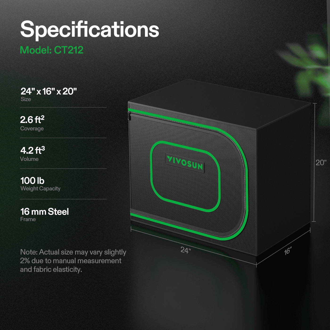 Vivosun Small Grow Tent for Seed Starting, Germination and Cloning