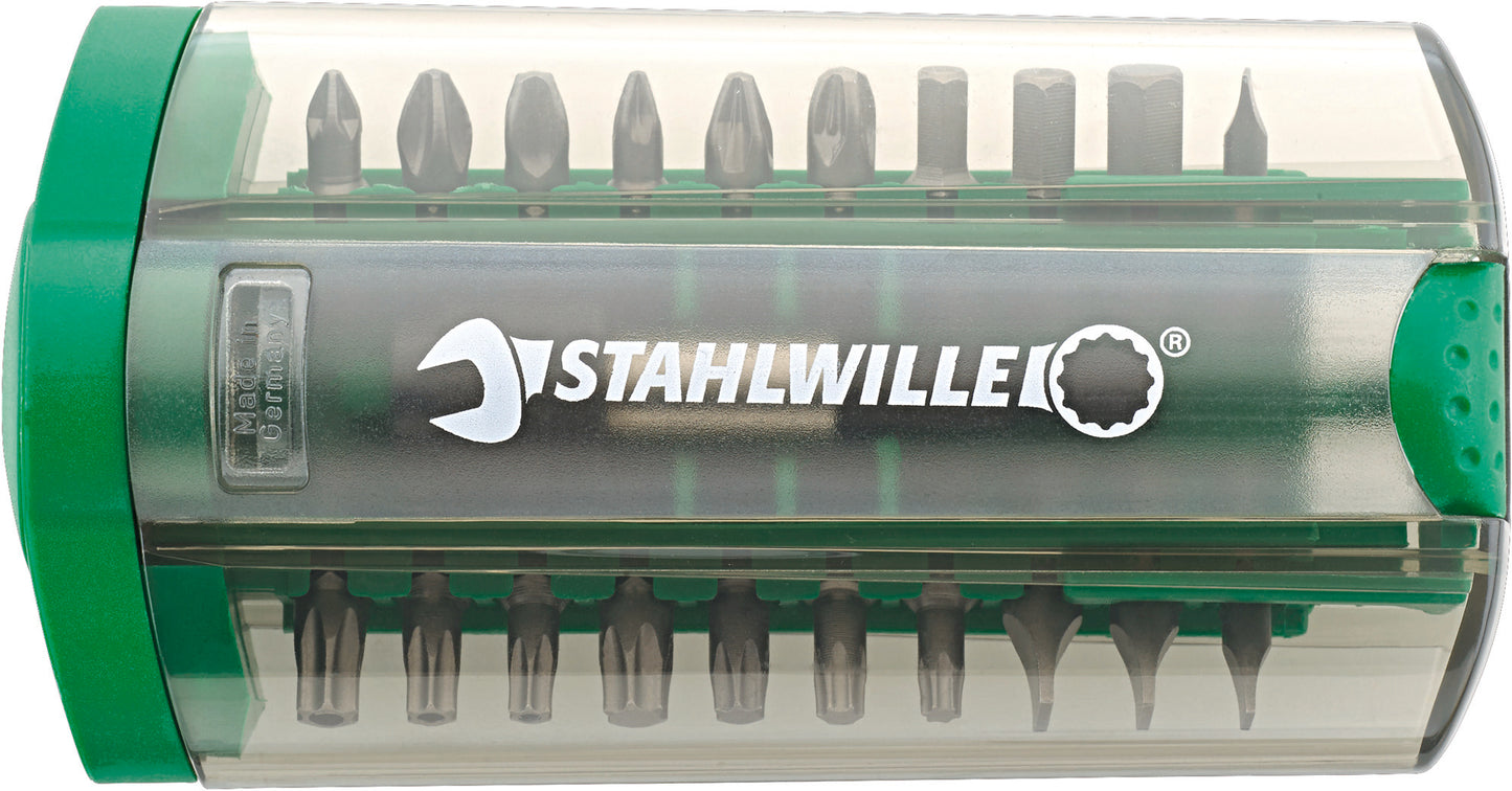 Stahlwille 96080110 1202 Bit-Set, 21tlg. Bit Box