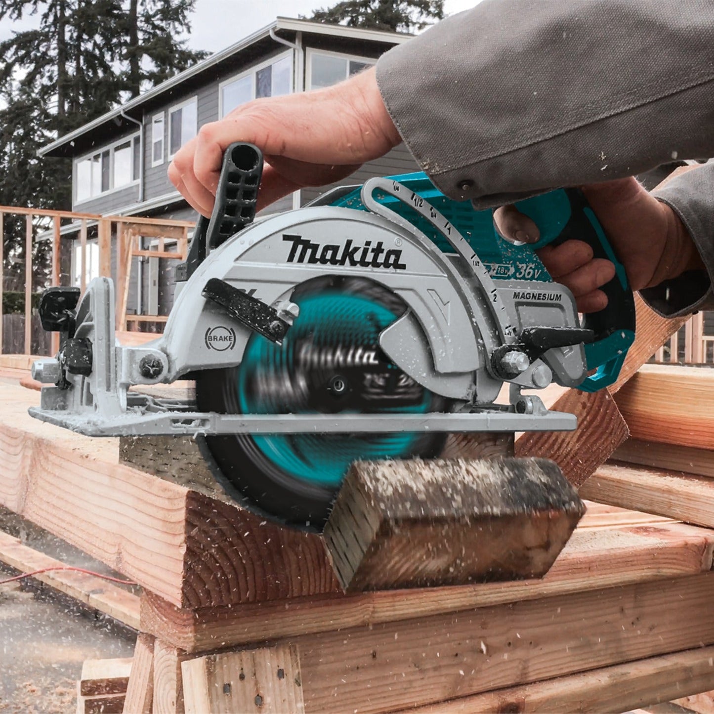 Makita B-61656 7‘1/4" 24T Carbide‘Tipped Max Efficiency Circular Saw Blade, Framing