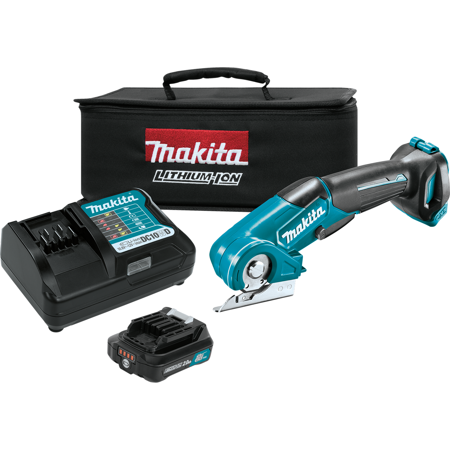 Makita PC01R3 12V max CXT® Lithium‘Ion Cordless Multi‘Cutter Kit (2.0Ah)