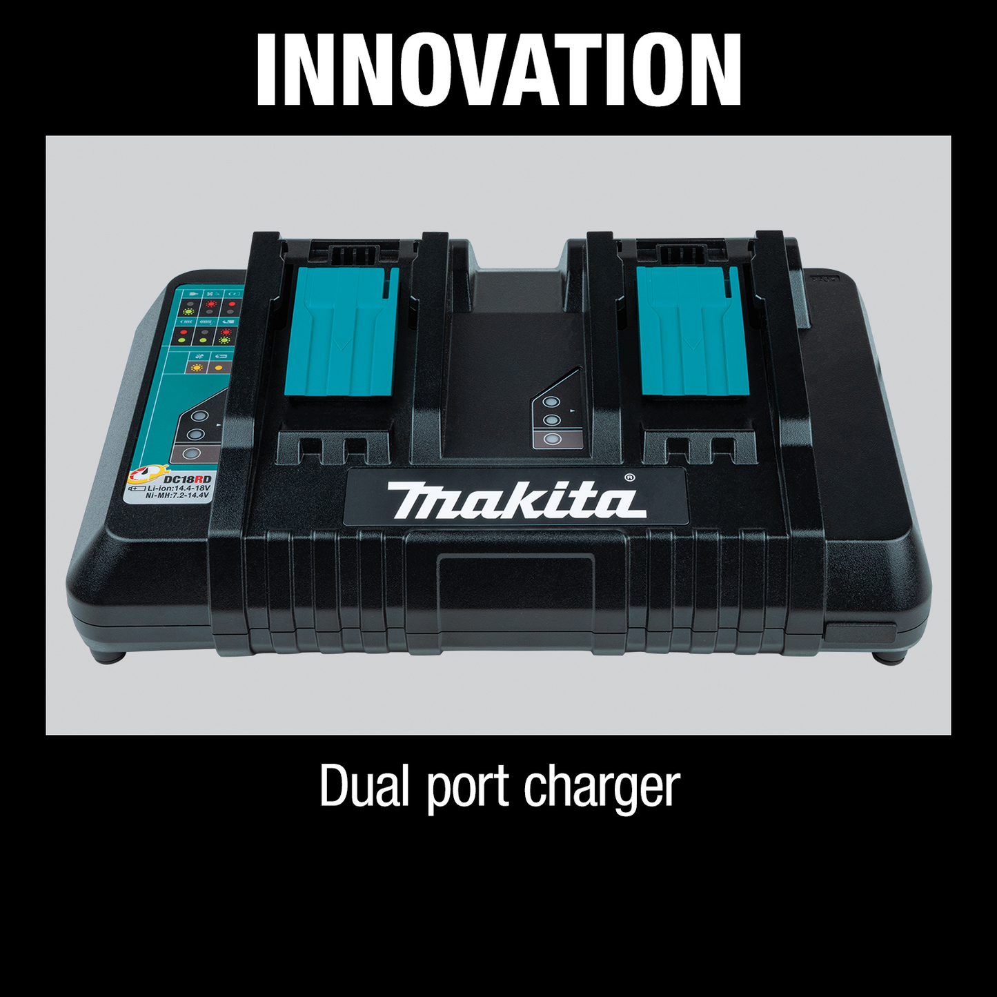 Makita DC18RD 18V LXT® Lithium‘Ion Dual Port Rapid Optimum Charger