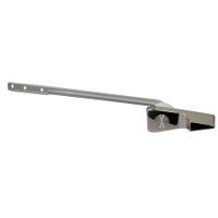 Jones Stephens T01049 Polished Brass Decorative Tank Trip Lever for American Standard® ABS Neo 28 Degree Combo with Plastic Arm, Spud and Nut