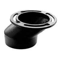 Jones Stephens G3550390 2" Galvanized Iron Floor Flange