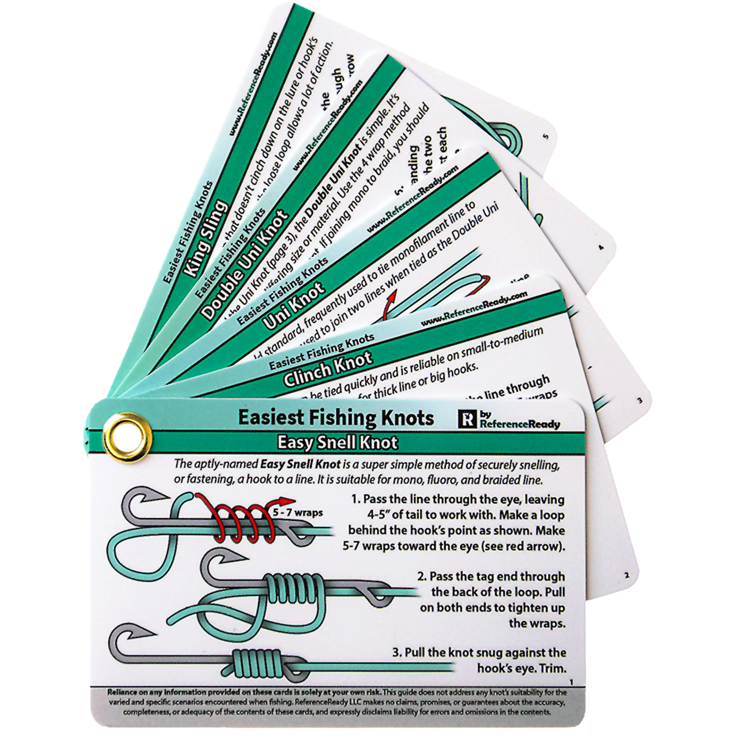 Paradise Clay RFR006 Easiest Fishing Knots - Book
